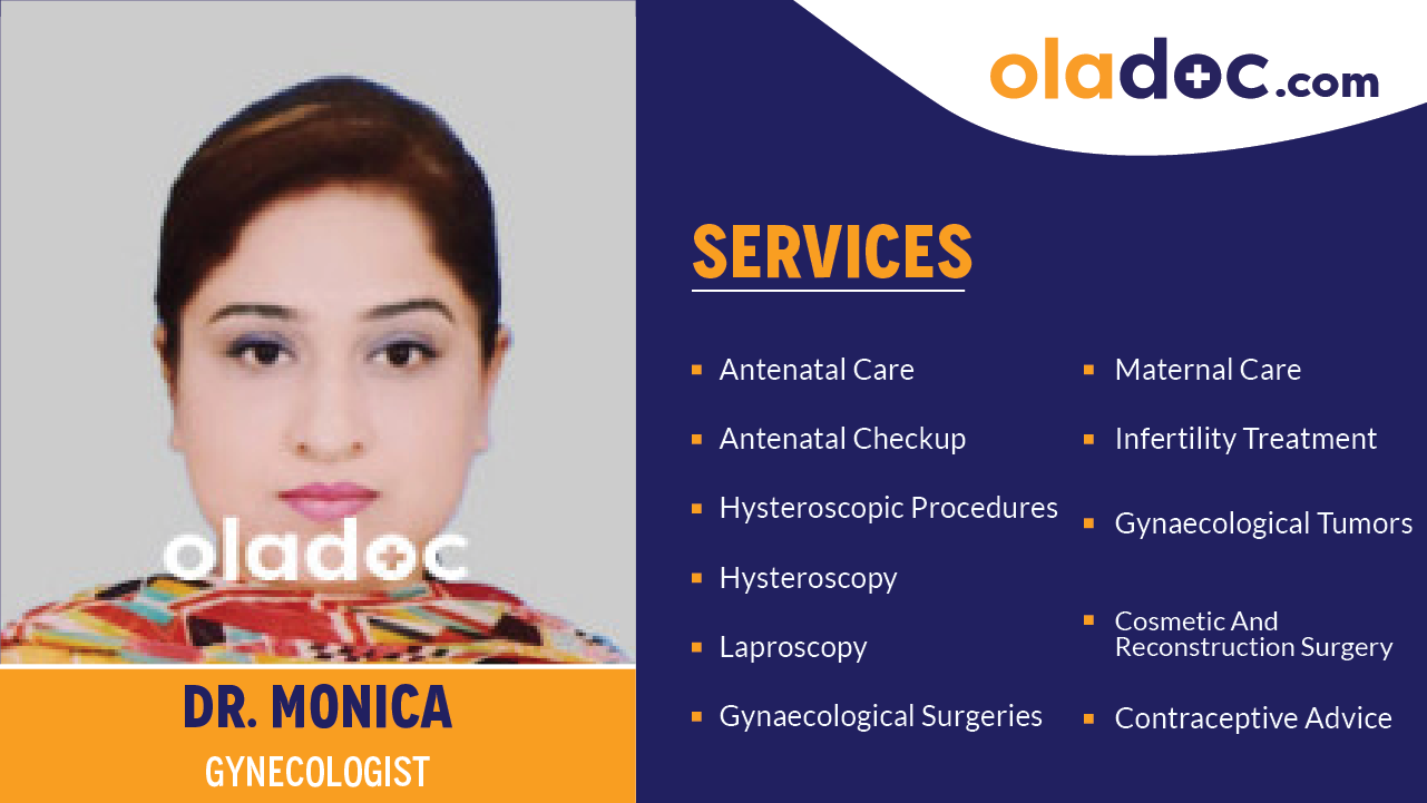 Services provided by Dr.Monica